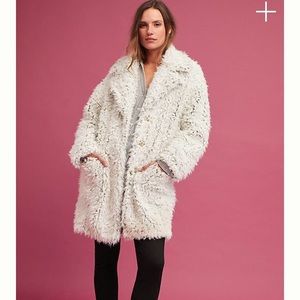 Anthropologie Teddy Coat